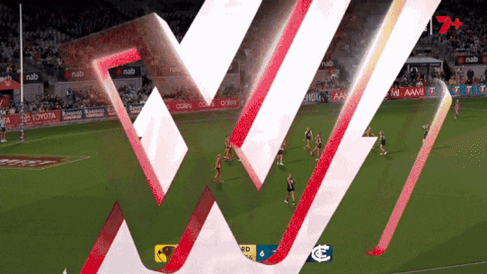 Eliza West cops an accidental hit from teammate. 