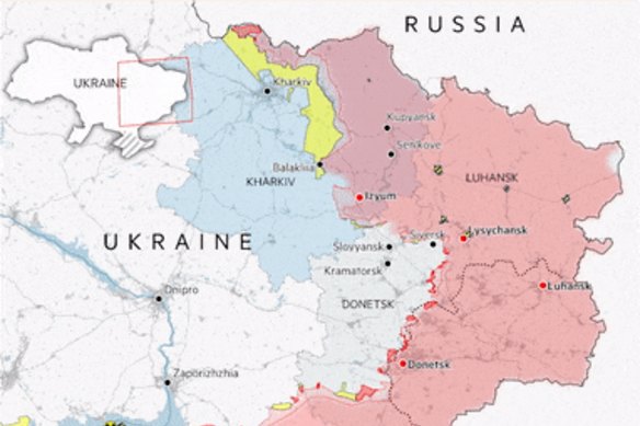 Ukraine’s advance against Russia.