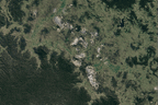 The north and south Hunter Valley Operations mines, as seen from above. GIF.