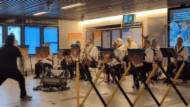 Man charged after brazen ‘Jingle Bells’ charity theft at Town Hall Station