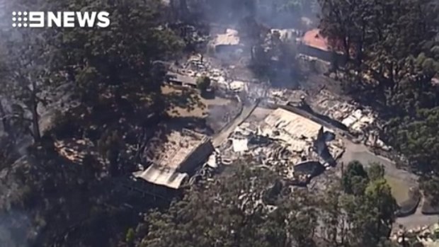 Binna Burra lodge has been gutted by out-of-control bushfires. 