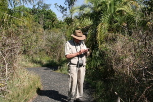 George Baur, in his element.