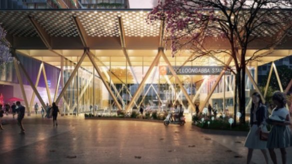 The city council calls for a doubling of affordable housing in the units to be built over the Gabba underground train station.