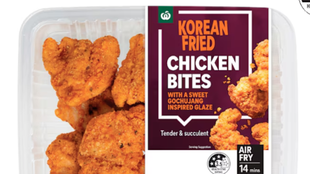 Woolworths has introduced a range Korean-style fried chicken.
