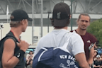 Alexander Zverev, Cruz Hewitt and Jordan Thompson in Shanghai.