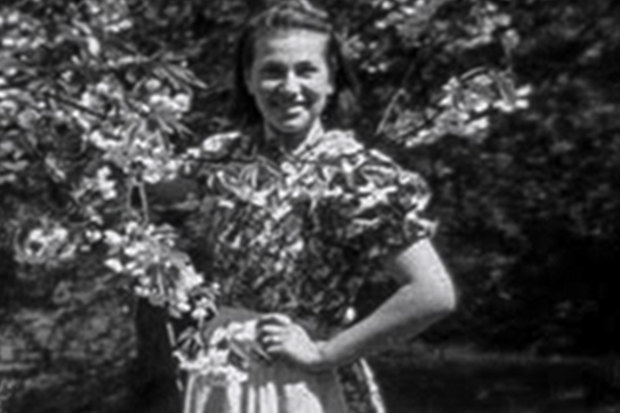 Alice Hubbers as a teenager at the Whittingehame Farm School. 