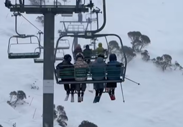 The mountains are finally seeing snow after a lack of the white stuff earlier in the season.