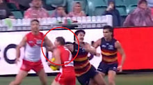 Darcy Fogarty’s high tackle on Harry Cunningham.