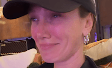 Delta Goodrem fights back tears as she gives injury update Strictly Come Dancing