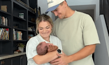 Influencers Matt and Abby Howard have revealed the name of their newborn son.