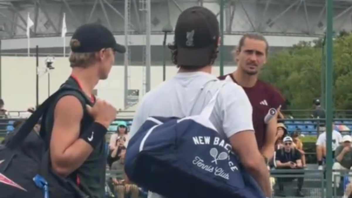 Tennis news 2026: Alexander Zverev, Cruz Hewitt practice court video ...