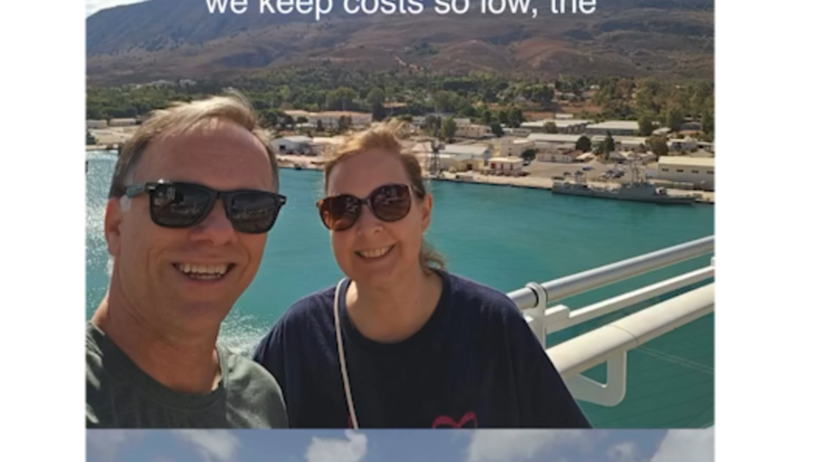 ‘Spending less than ever’: Couple has been living on a cruise ship for three years