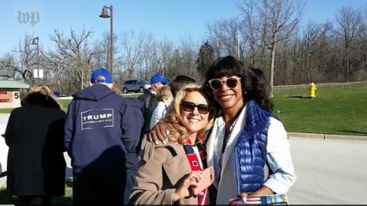 Alva Johnson (right) worked on the 2016 Donald Trump presidential campaign. 