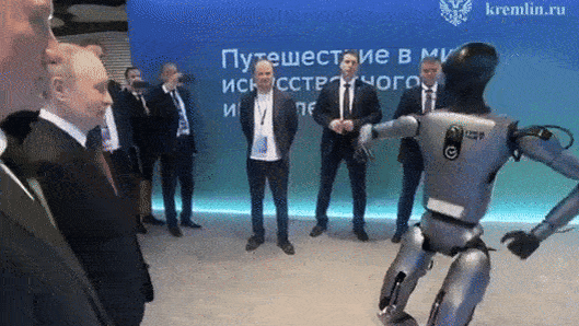 ‘Very beautiful’: A new robot dances for Putin days after embarrassing faceplant