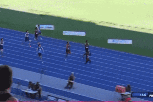 Gout Gout’s record-breaking run.