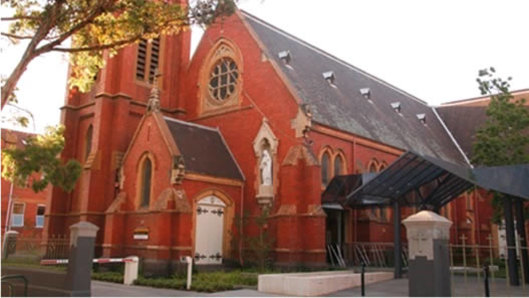 Subiaco's St Joseph's church, where Father Walsh was parish priest for 16 years.
