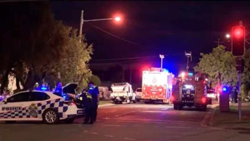 Teen and woman stabbed before house set alight in alleged domestic violence attack