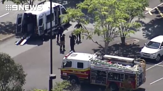 Emergency services, including the bomb squad, swarmed the Brothers Leagues Club car park in Raceview, Ipswich.