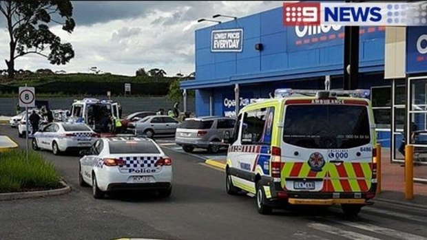 The scene of the fatal shooting in Campbellfield.