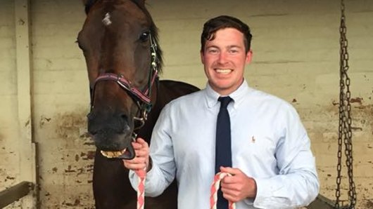Ben Currie (pictured) is Queensland's top provincial racehorse trainer this season.