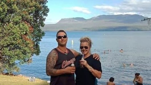 Sky rail worker Kory Oxley and his partner Janelle Green are alleged to have used money stolen from the sky rail project on a trip to the Gold Coast.