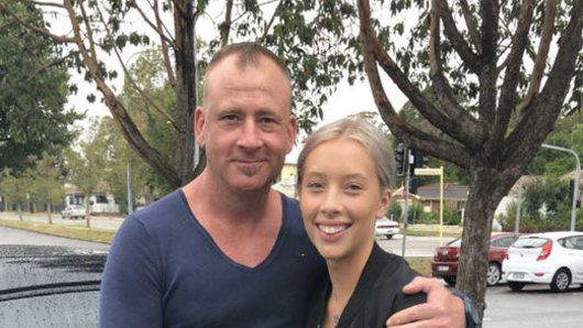 Jamie Phillips, 46, pictured with his daughter, was found dead in Sydney's south west last year.