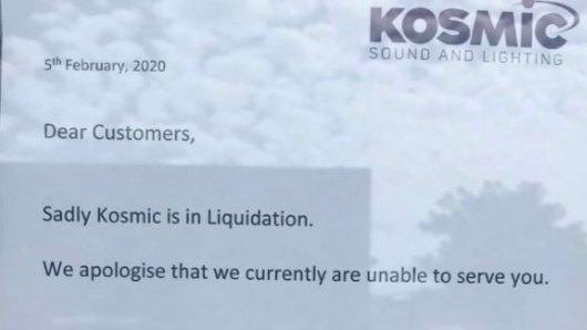 Kosmic has closed its doors after 51 years.