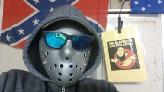 An image shared on the social media sites of a neo-Nazi group based in Australia.