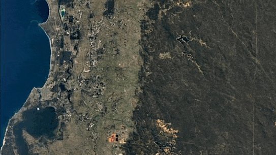 Alcoa’s baxutie mining footprint in the Dwellingup State Forest from 1988 to 2020.