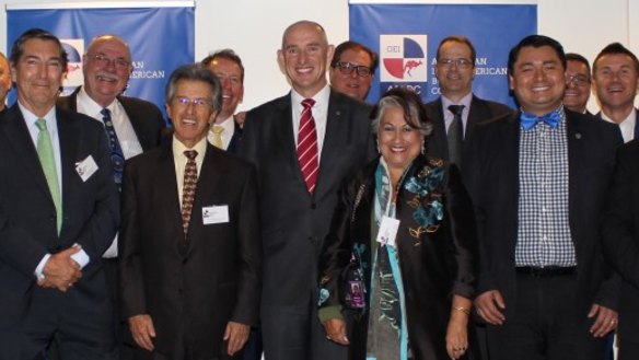 Australian Ibero-American Business Council launch event with Ibero-American ambassadors with Assistant Treasurer Stuart Robert (centre).