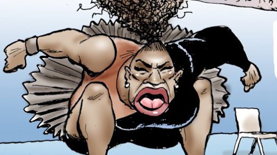 J.K. Rowling leads condemnation of Australian artist's 'racist' cartoon of Serena Williams