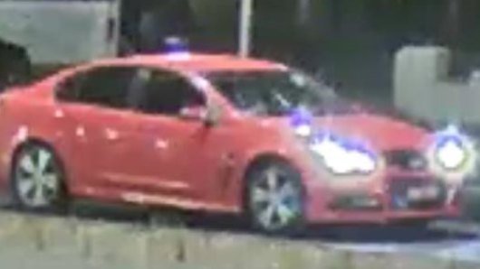 The car rammed during the altercation, which police are hoping to identify.