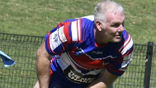 Butterfield throws a pass on Saturday before collapsing post-game and going into cardiac arrest. 