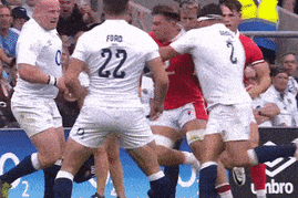 Owen Farrell tackle.