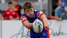 Diesel Hagan in action for Newcastle.