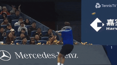 Medvedev disqualified for hitting fan with ball as De Minaur reaches China final