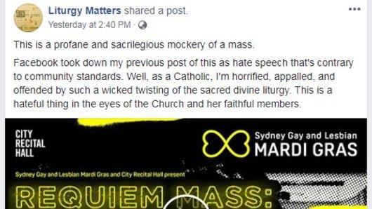 A post from Liturgy Matters opposing Requiem Mass: A Queer Divine Rite.
