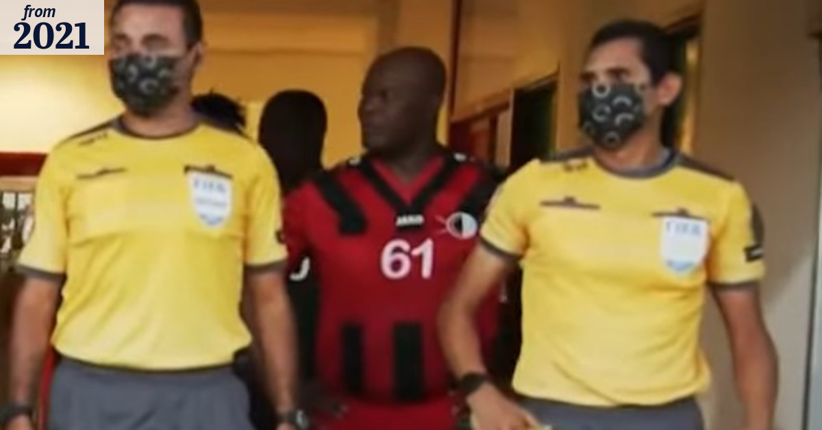 Suriname’s vice president inserted himself into a pro soccer match. He’s 60.