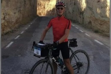 Cyclist Kevin Hall was left with serious injuries, including broken eye sockets and bleeding of the brain.