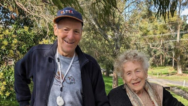 Ros Collins and her son Dan, who have been left on the outer by NDIS rules. 