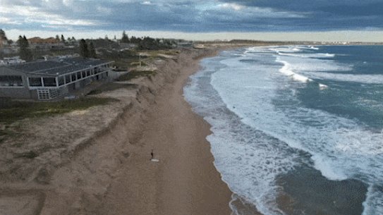 Cronulla beach erosion.