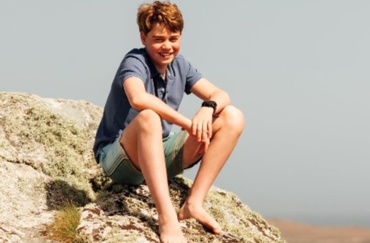 Barefoot Prince George seen in new video released for his 13th birthday