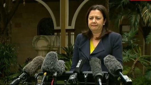 Queensland Premier Annastacia Palaszczuk became emotional during her press conference on Friday.