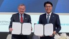 Former Labor leader Simon Crean and POSCO chief executive Jeong-woo Choi chaired the meeting on Wednesday.