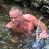 RFK Jr swims in Rock Creek, Dumbarton Oaks Park, during a Mother’s Day hike.
