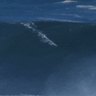 German Sebastian Steudtner set a new Guinness Word Record for the largest wave surfed by riding this 86 foot (26.21m) monster at Nazaré.