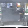 Footage of Jordan James Fineanganofo on a knife rampage before stabbing paramedic Steven Tougher to death in Campbelltown.