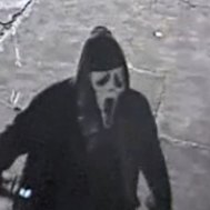 CCTV from one of the incidents at the South Yarra synagogue