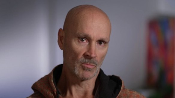 Richard Mountain, whose partner Rachael Dixon died at Clunes after drinking magic mushroom tea.