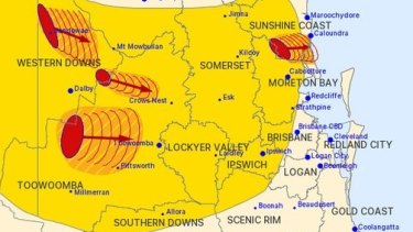 Severe Storm Warning Issued As Large Hail Heavy Rain Threat Looms